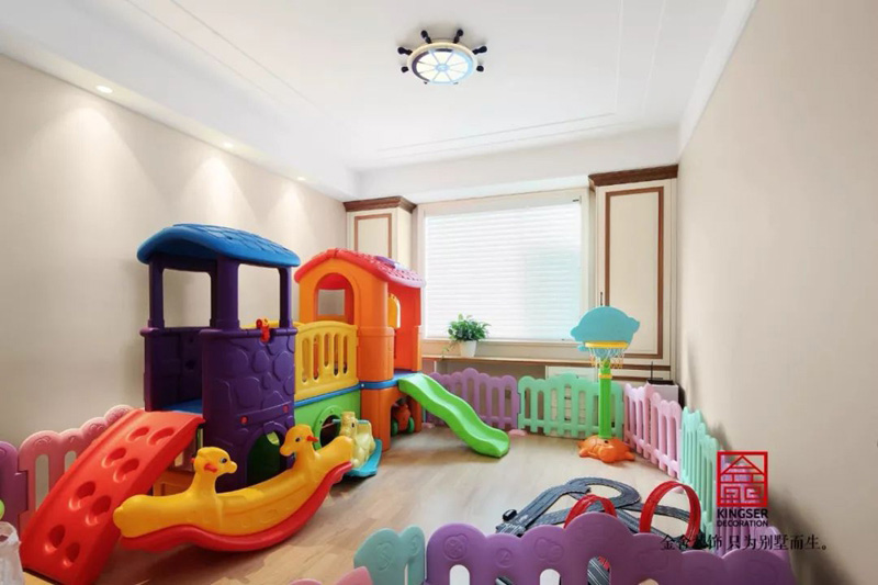 天海譽天下217㎡裝修簡約美式設計實景圖