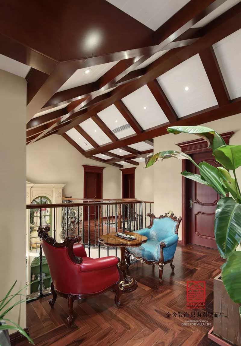 國(guó)賓壹號(hào)280㎡傳統(tǒng)美式裝修實(shí)景圖