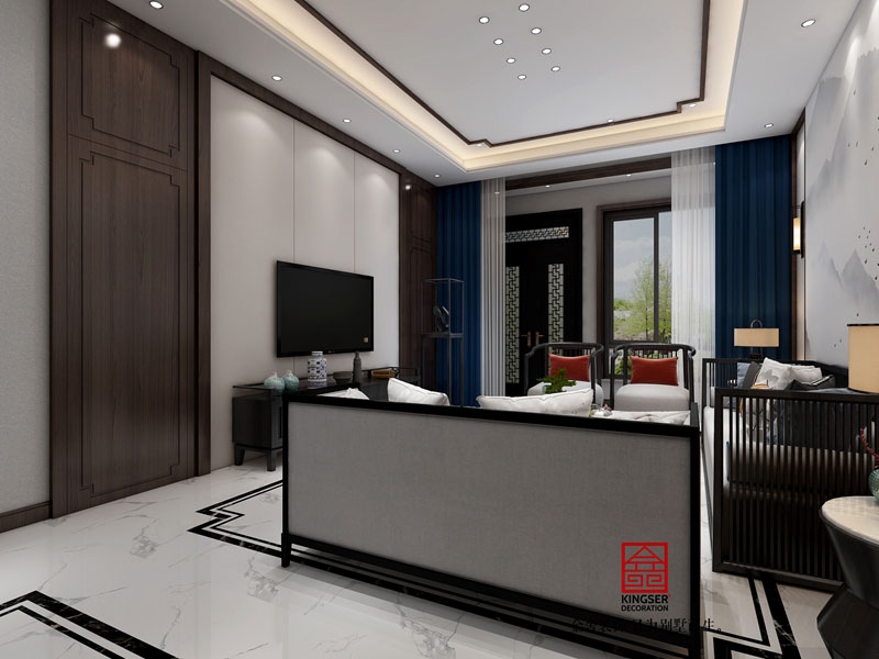 東南都會-新中式風格-裝修效果圖