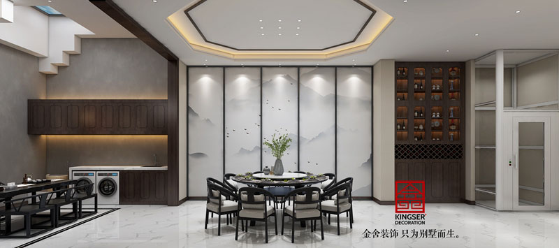 東南都會-新中式風格-裝修效果圖