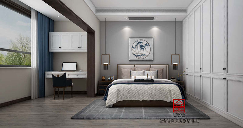 東南都會-新中式風格-裝修效果圖