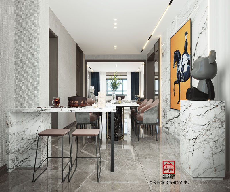 華彩唐人街-現代簡約風格-效果圖