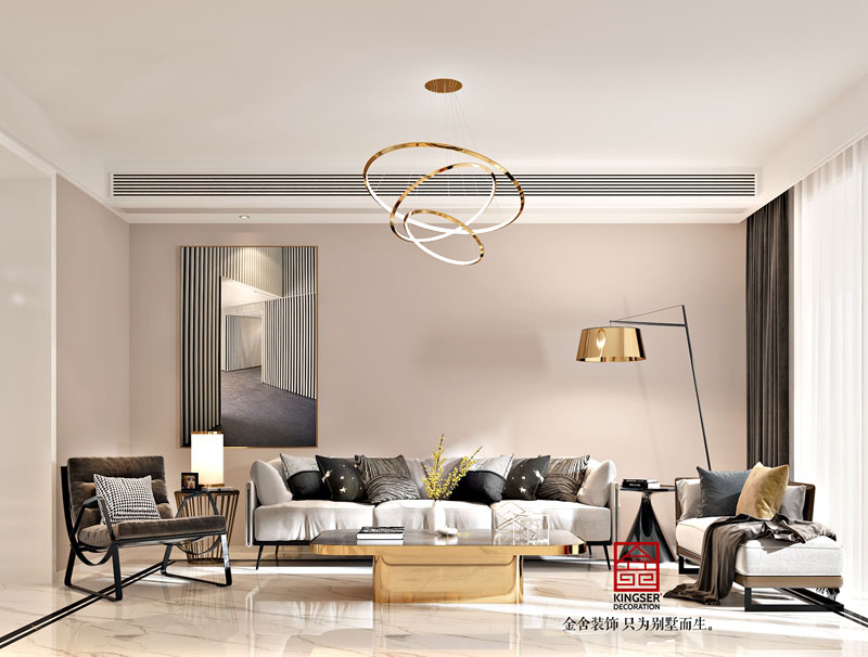 麗景琴園裝修現代簡約風格效果圖