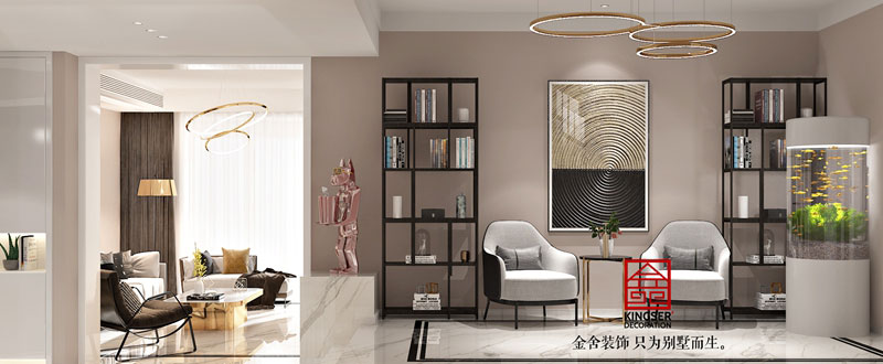 麗景琴園裝修現代簡約風格效果圖