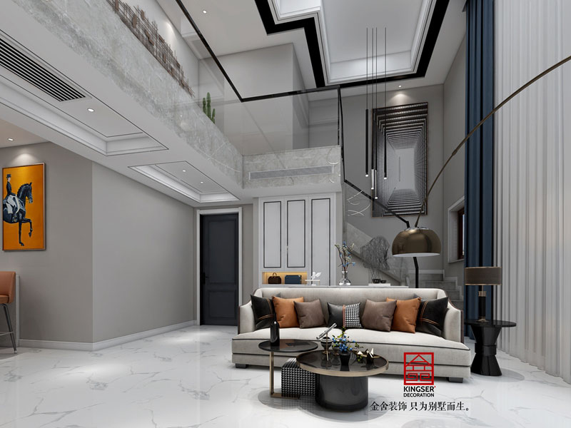 賽納城邦180平米裝修現代風格效果圖