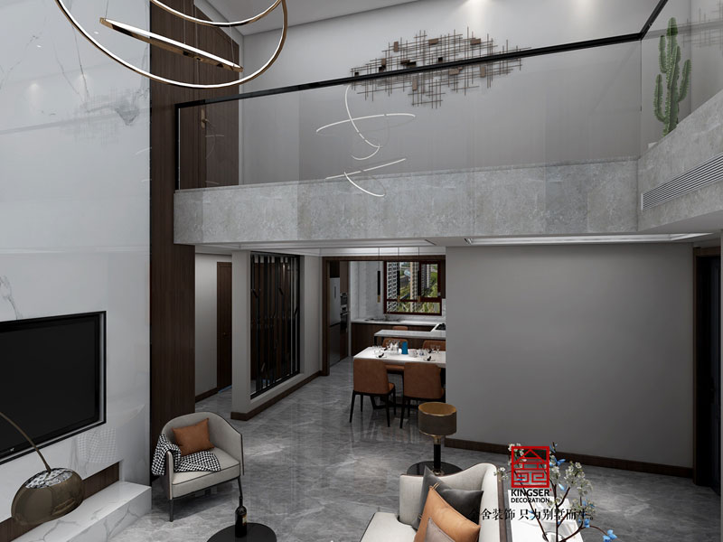 賽納城邦180平米裝修現代風格效果圖