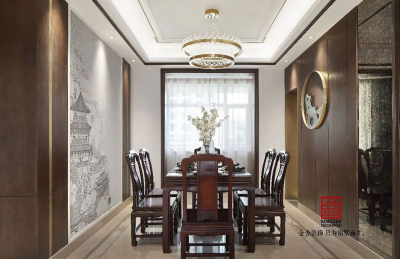 天海容天下樣板間裝修新中式風格實景圖