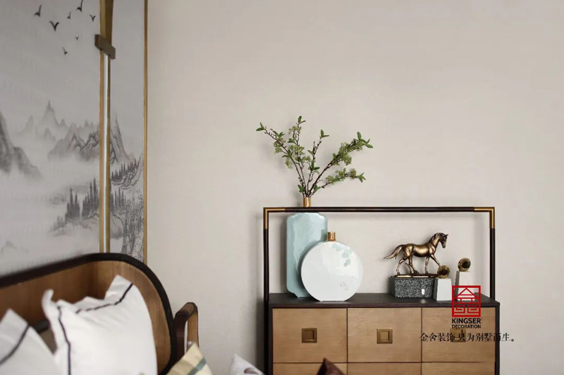 天海容天下樣板間裝修新中式風格實景圖