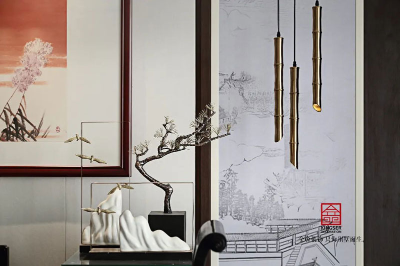 天海容天下樣板間裝修新中式風格實景圖