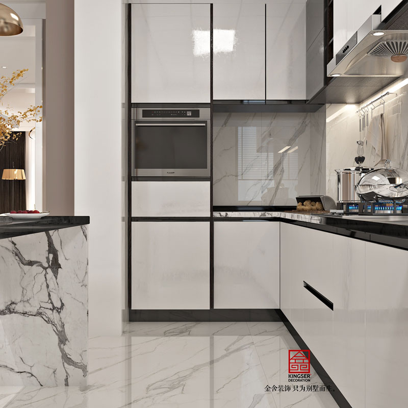 麗景琴園152平米簡約風格廚房設計效果圖