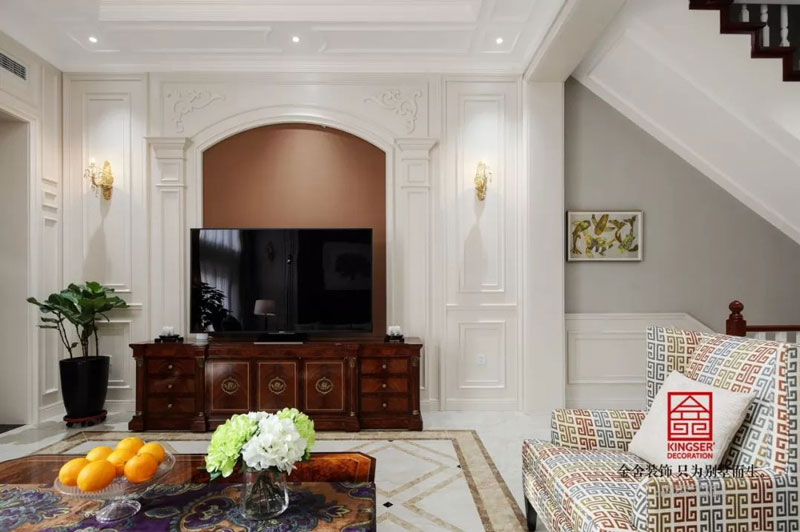 藍郡別墅-裝修設計-美式風格實景圖