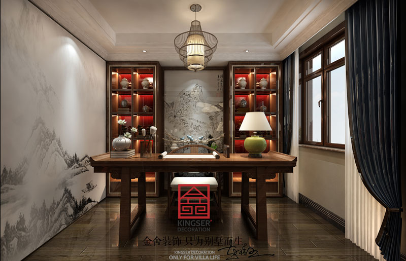 未來花郡裝修-新中式風格-效果圖