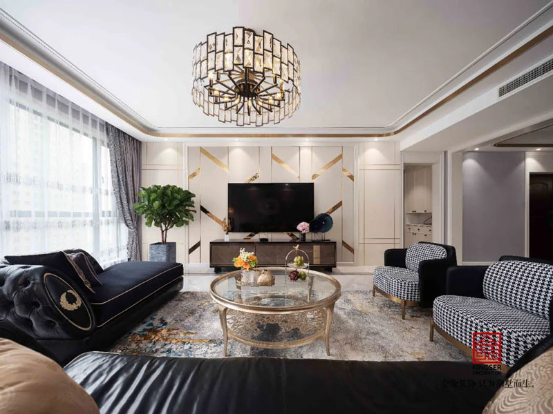 林蔭大院-港式輕奢風格-裝修案例實景圖