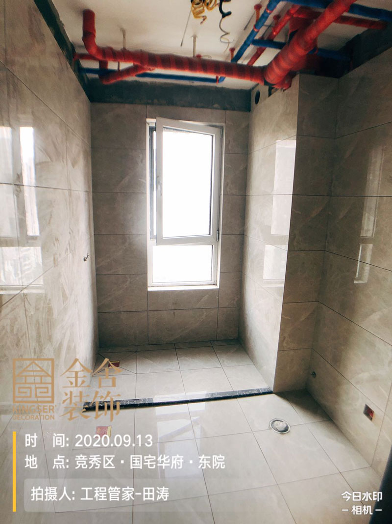 保定國宅華府136平米裝修施工現場