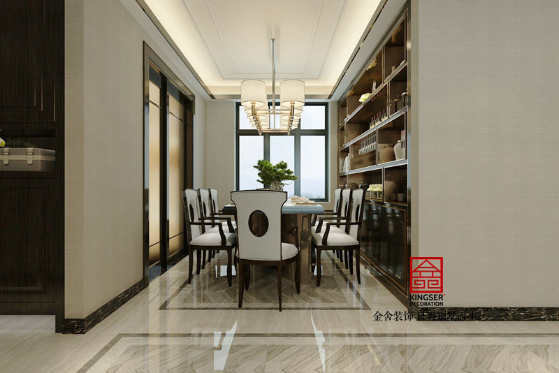 德賢公館138平米裝修設(shè)計(jì)中式風(fēng)格效果圖