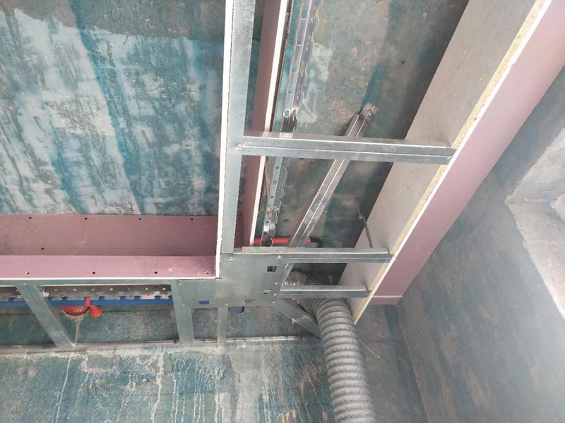 滄州天成郡府138平米裝修工地木工階段