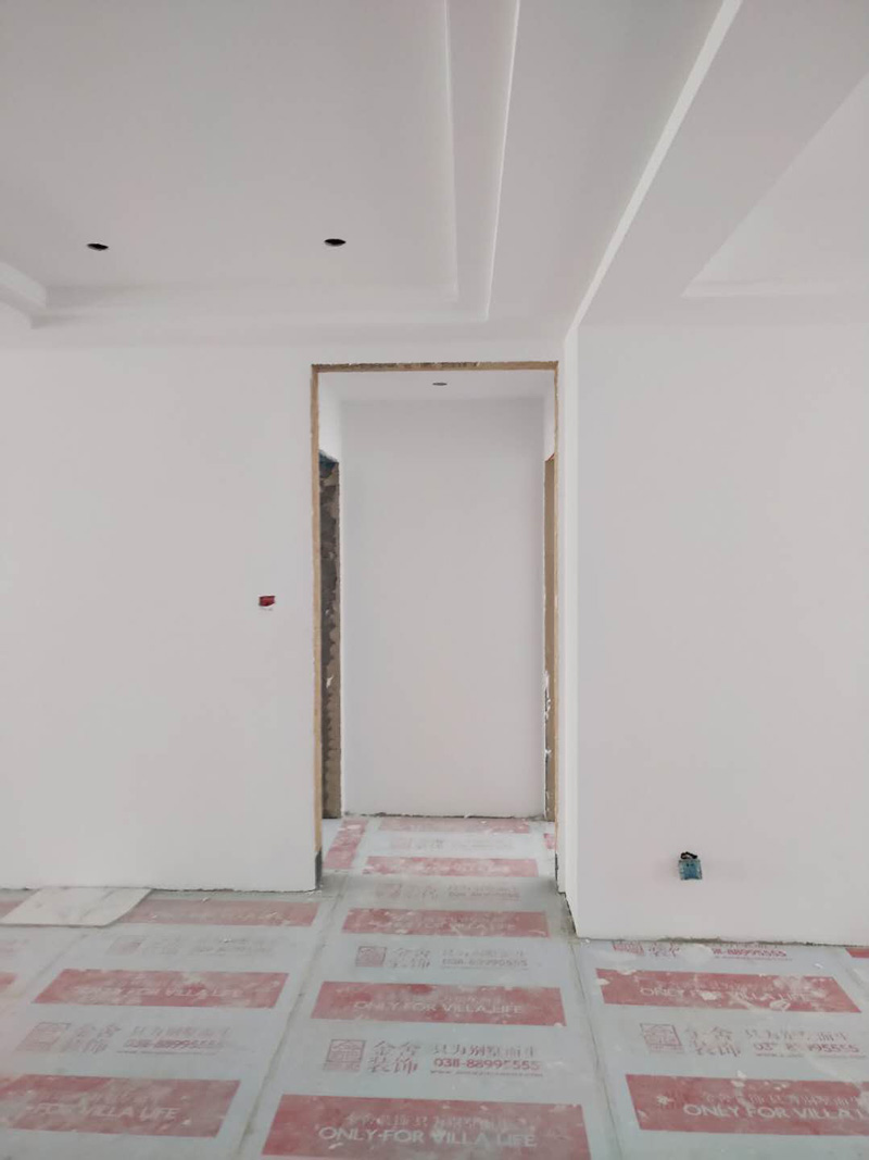 頤和莊園138平米裝修施工現場