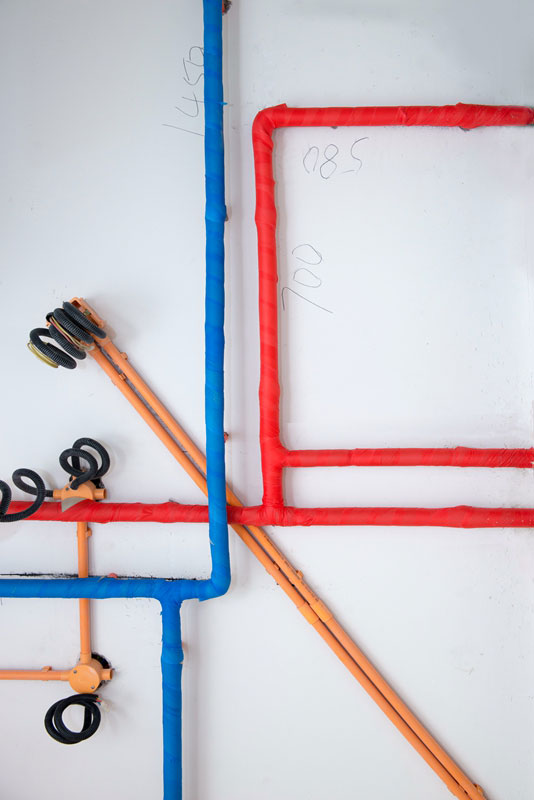 麗景琴園152平米裝修施工現場