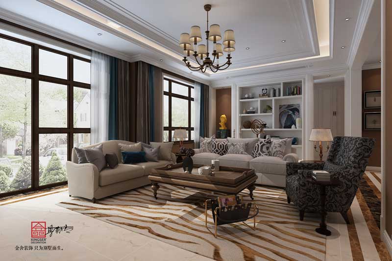 西山林語-別墅裝修-歐式風格效果圖