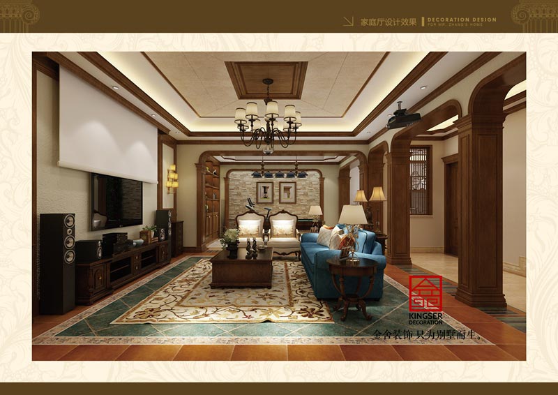 西山林語別墅裝修效果圖