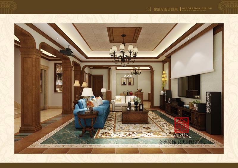 西山林語別墅裝修效果圖