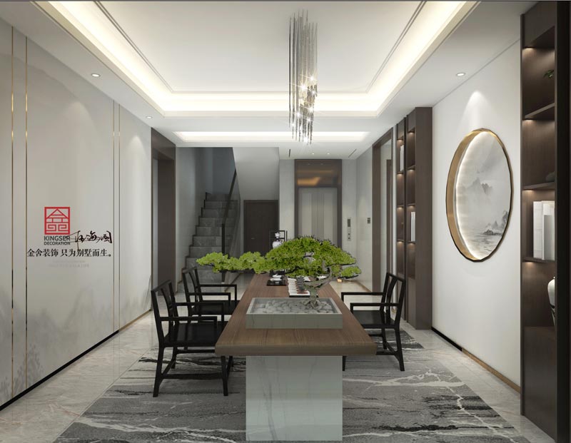 西山林語365平米現代風格裝修設計