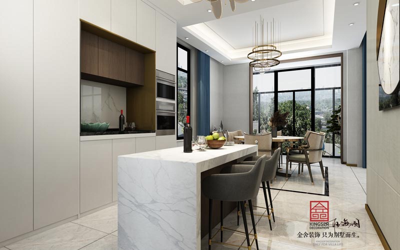 西山林語365平米現代風格裝修設計