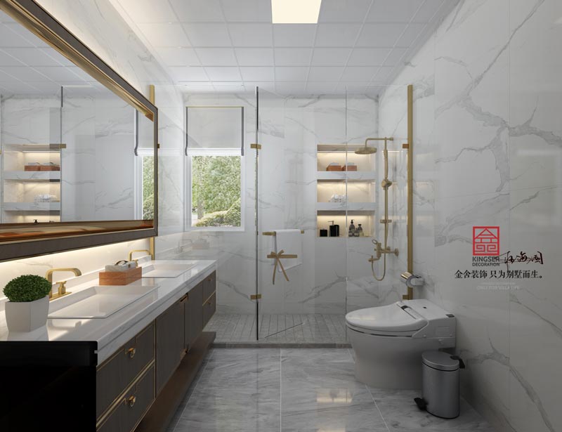 西山林語365平米現代風格裝修設計