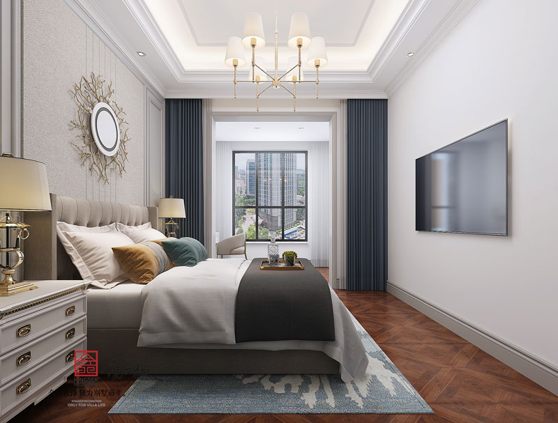 西山林語二期336㎡輕奢風格效果圖