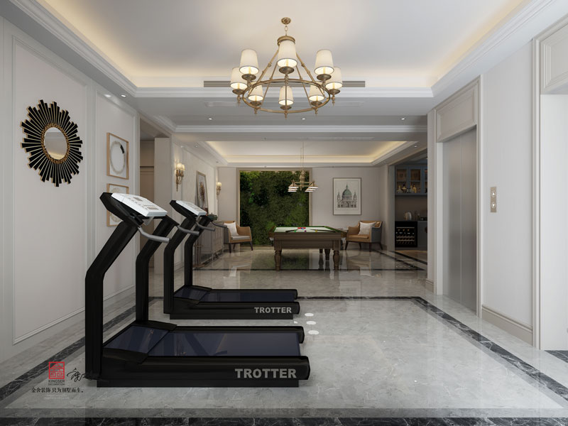 西山林語二期336㎡輕奢風格效果圖