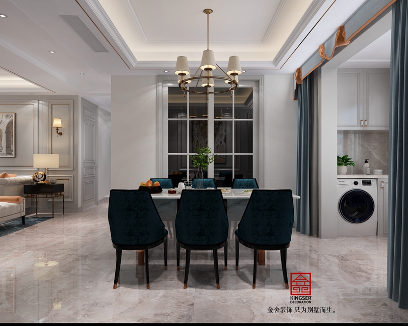 榮盛和府194㎡美式風格研發設計效果圖