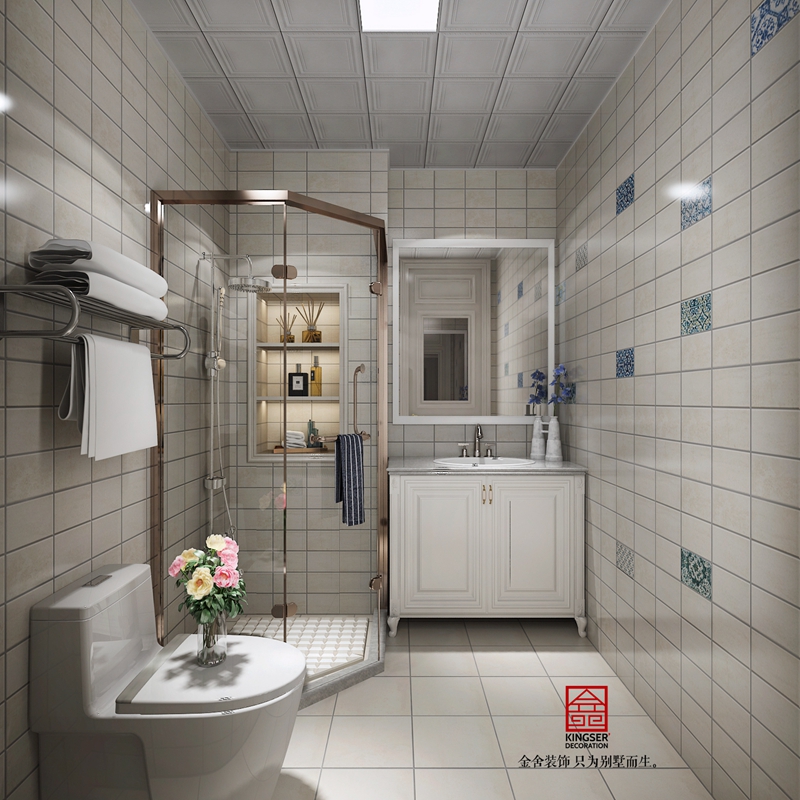 榮盛和府194㎡美式風格研發設計效果圖