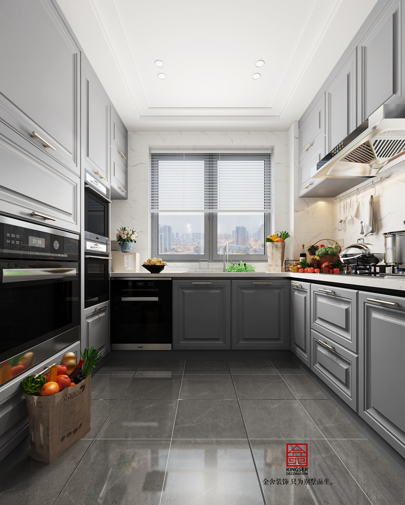 榮盛和府194㎡美式風格研發設計效果圖