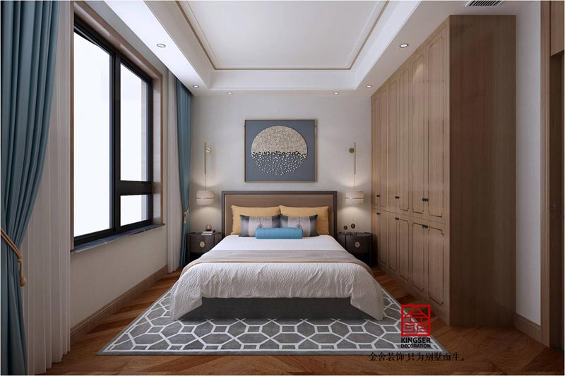 榮盛華府190平米中式風格裝修效果圖