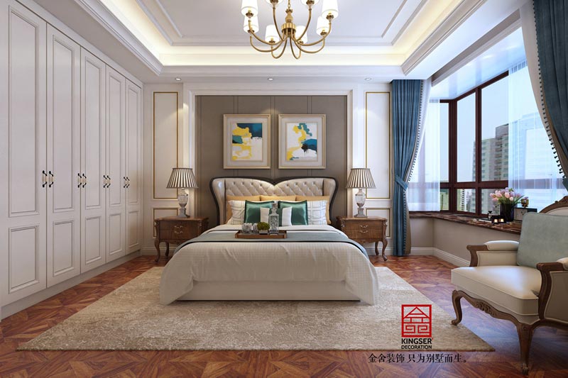 榮盛華府200平米歐式風(fēng)格裝修設(shè)計