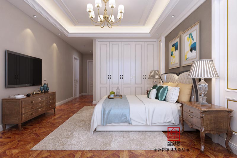 榮盛華府200平米歐式風(fēng)格裝修設(shè)計