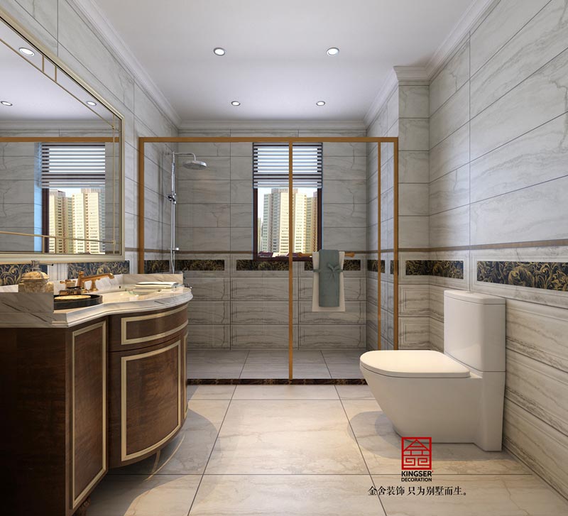 榮盛華府200平米歐式風(fēng)格裝修設(shè)計