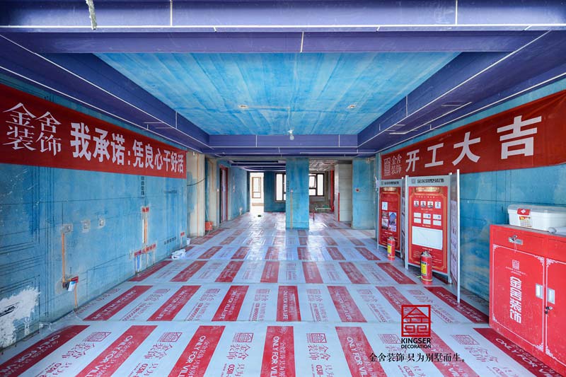 榮盛華府裝修工地瓦工階段