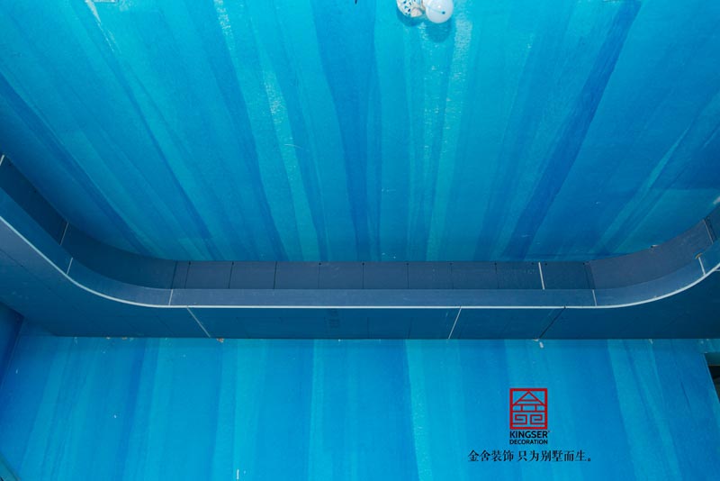 中冶德賢公館160平米裝修工地木工階段