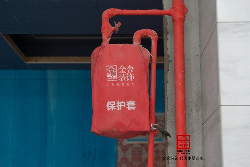 中冶德賢公館160平米裝修工地木工階段