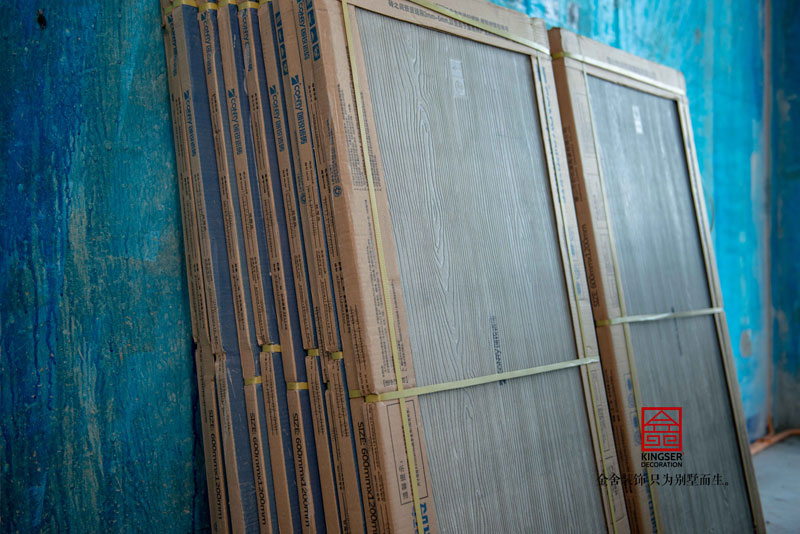 融創(chuàng)中心裝修工地水電階段實拍