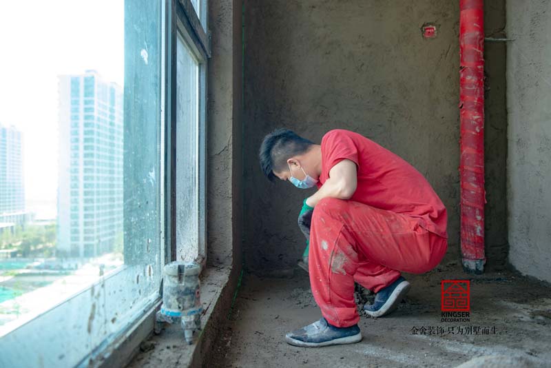 融創(chuàng)中心裝修工地瓦工階段實(shí)拍