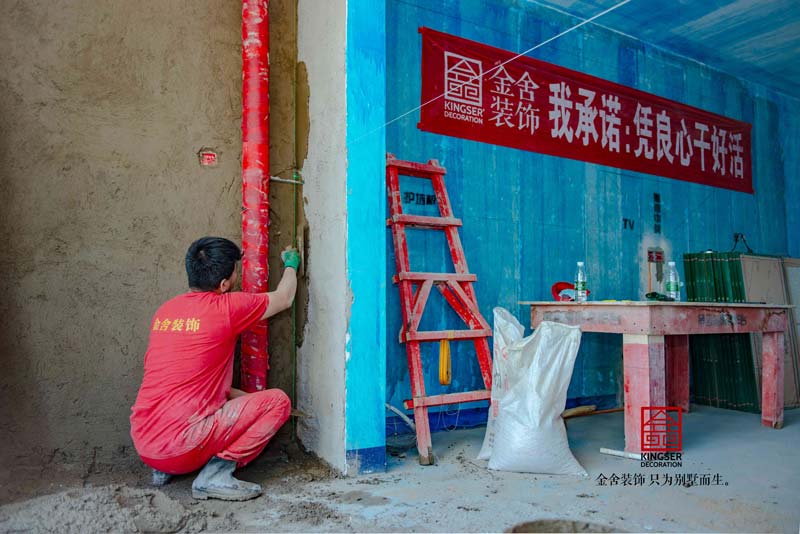 融創(chuàng)中心裝修工地瓦工階段實(shí)拍