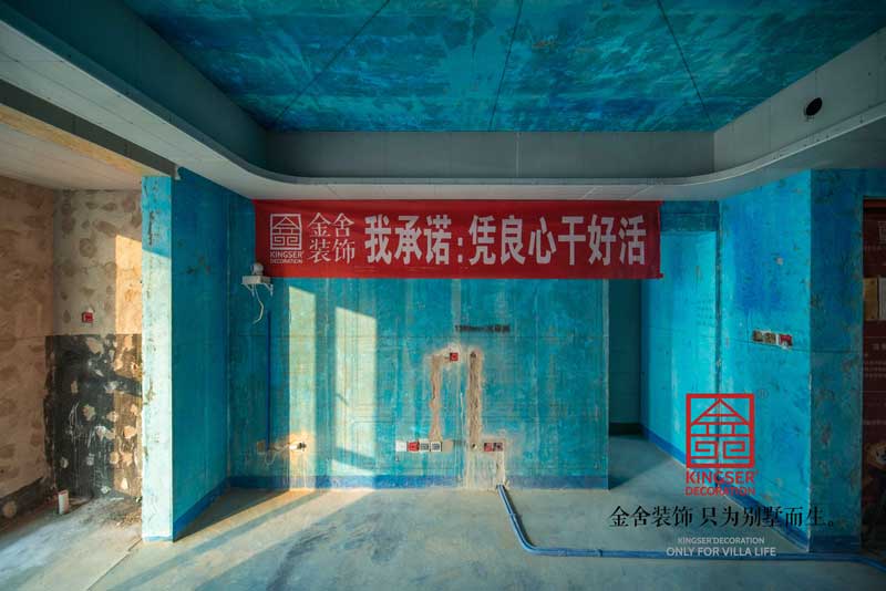 融創(chuàng)中心裝修工地木工階段