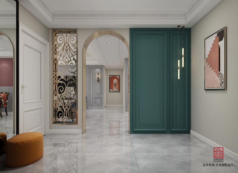 悅傾城140平美式風格裝修設計