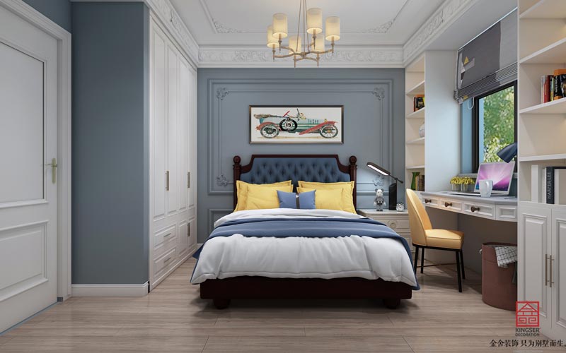 悅傾城140平美式風格裝修設計