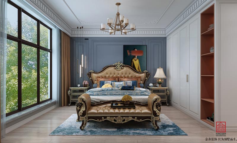 悅傾城140平美式風格裝修設計