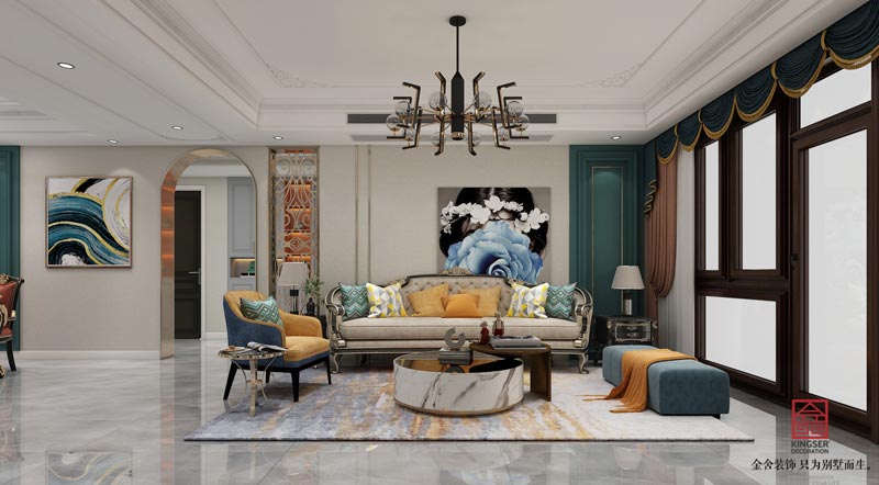 悅傾城140平裝修效果圖