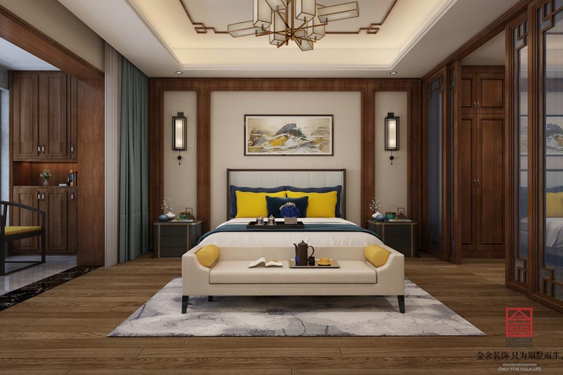 碧桂園別墅裝修260平米美式風格設計效果圖