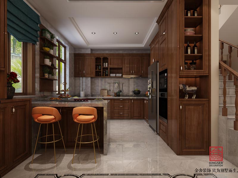 碧桂園別墅裝修260平米美式風格設計效果圖